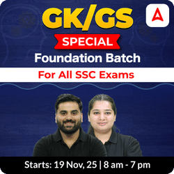 GK/GS Special Foundation Batch for All SSC Exams | Hinglish | Online Live Class by Adda247